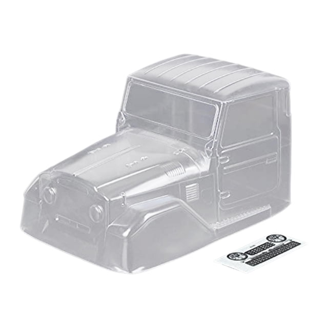Cubierta de carrocería de oruga RC, carcasa de carrocería de automóvil modelo clásico RC, carrocería de PC sin pintar para camión, accesorio para 1:10