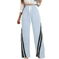 thumbnail image 2 of CaiJunJia Women's High Waisted Sweatpants Workout Active Joggers Baggy Lounge Wide Leg Pants, 2 of 6