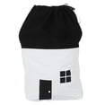 thumbnail image 3 of Bolsa de sellado NikouMX Lona en forma de casa 65x53cm Blanco Negro, 3 of 8