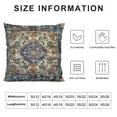 thumbnail image 5 of Nawypu  Aztec Terracotta Boho Throw Pillow Covers Vintage Persian Rust Retro Carpet Decorative Pillows Square Pillow Cases Farmhouse Accent Home Decor for Bedroom Couch Sofa Porch, 5 of 5