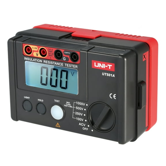 UNI-T Resistance Meter,ERYUE UT501A 1000V Resistance Meter Tester Voltmeter Tester Voltmeter w/LCD ADBEN Meter SIUKE UT501A