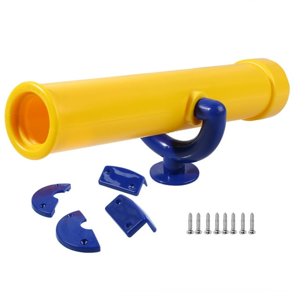 MasteelfCA Creative Kids Binoculars Toy Interesting Single-eye Telescope Toy Funny Game Props Birthday Gift for Children Toddlers (Yellow)