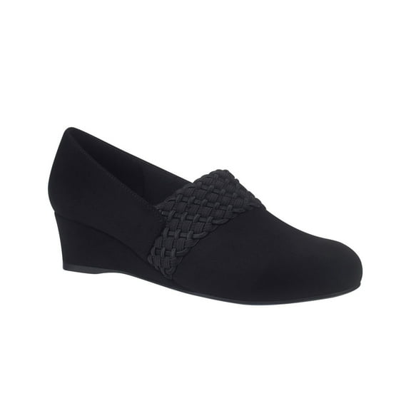 Impo Gerrie Stretch Wedge Shooties for Women, Black, Size 8.5W