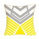 thumbnail image 5 of Funda de almohada Zulema Geometry Yellow 18x18 pulgadas con cremallera, 5 of 7