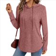 thumbnail image 2 of Sudaderas con Capucha para Mujer, Sudaderas de Gran Tamaño, Camisetas de Larga, Suéteres, Suéteres de Otoño, Tops. Rosa L, 2 of 6
