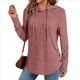 thumbnail image 2 of Sudaderas con Capucha para Mujer, Sudaderas de Gran Tamaño, Camisetas de Larga, Suéteres, Suéteres de Otoño, Tops. Rosa XXL, 2 of 6