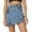Blue, variant on Women High Waist Denim Skort A Line Casual Mini ShortsBlueS