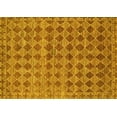 thumbnail image 1 of Ahgly Company Machine Washable Indoor Rectangle Abstract Yellow Contemporary Area Rugs, 8' x 12', 1 of 4