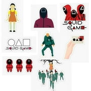 Squid Games Series Doll Stickers - Pack of 8