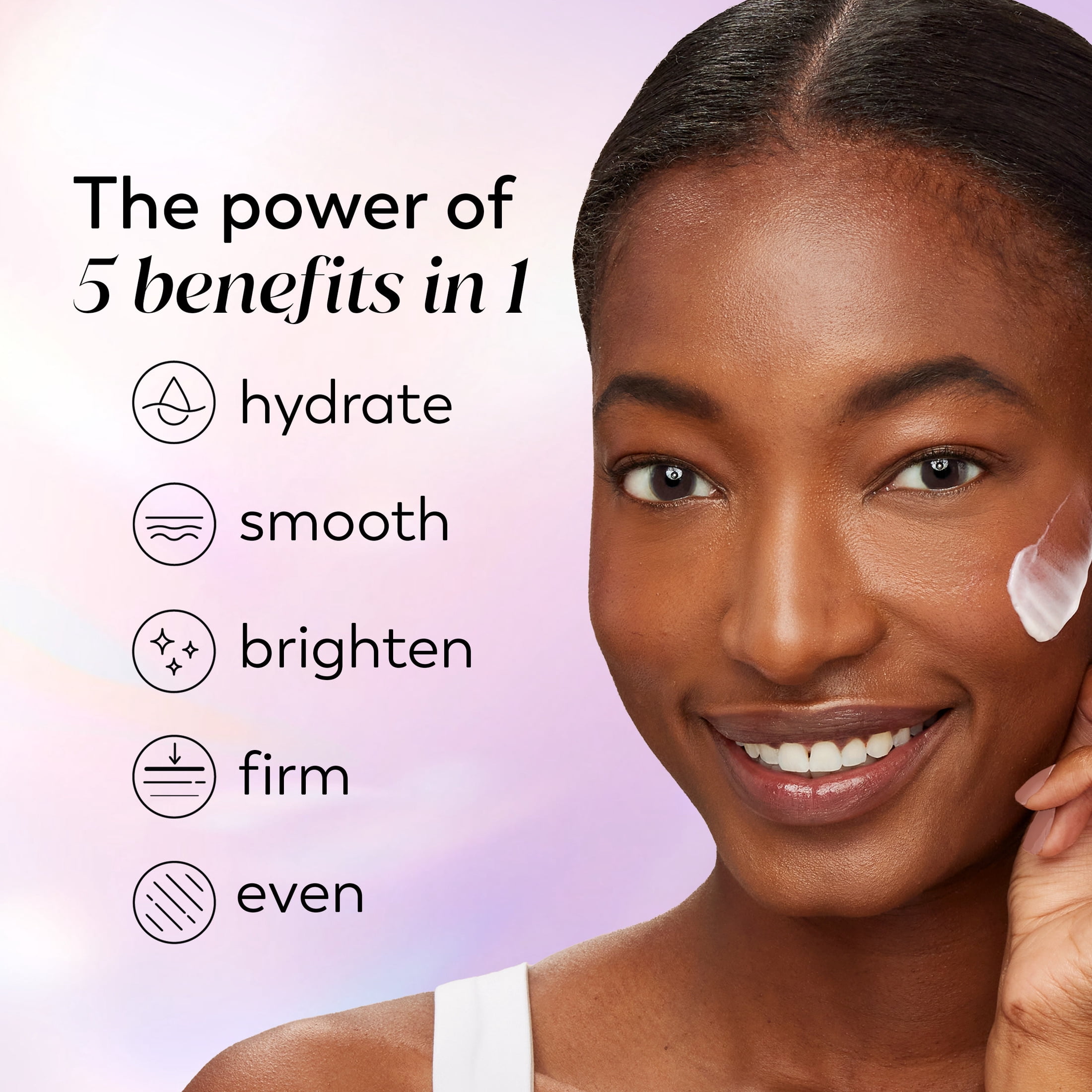 Olay Super Cream without SPF, Lightweight Face Moisturizer, 5-in-1 Skin Care Benefits - Hydrating, Brightening, Firming, Smoothing, and Evens - Niacinamide, Vitamin C, Collagen Peptide, 1.7 oz