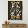 thumbnail image 2 of Designart 'Chinoiserie With Peonies and Birds IX' Traditional Framed Canvas Wall Art Print, 2 of 5