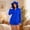 Blue, variant on Womens Flannel Zip Romper, Bear Ear Hooded Onesie Pajama, Blue S-5XL,Size XL