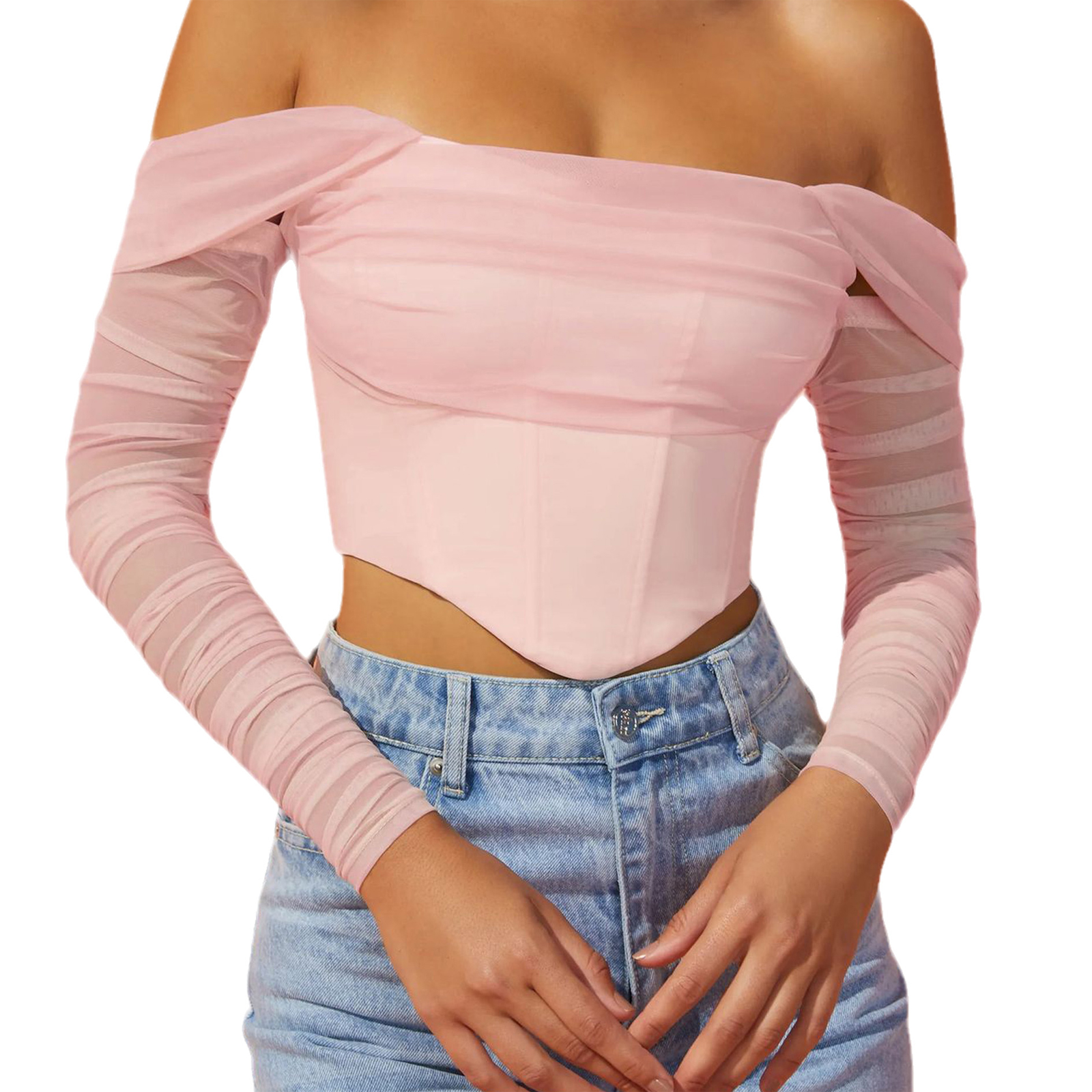 Buy u003e bustier long sleeve top u003e Very cheap -