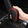 thumbnail image 2 of cpengpj Leather Car Gear Shift Cover, Anti-Slip Dust Waterproof Gear Shifter Stick Protector, Soft Breathable Universal Automotive Shift Knob Decoration Accessories, Fit Car, 2 of 9