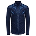 thumbnail image 3 of Tiijoy Boys Cowboy Shirt Western Cowboy Print Button-Down Long Sleeve Shirt, Sizes 4-13, 3 of 3