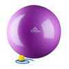 Black Mountain Products 2000 lbs Static Strength Exercise Stability Ball with Pump, 85cm Purple