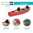 thumbnail image 6 of Lifetime Kodiak 13 ft Canoe, Red (90658), 6 of 15