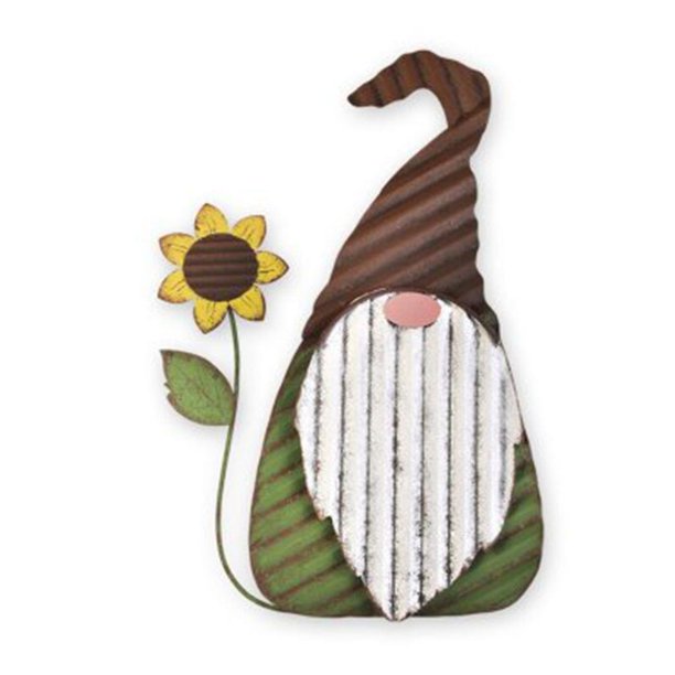 Elegante diseño de jardín, gnomo sin rostro para muñeca Tomte Elf, silueta de Metal, decoración artística para patio de césped