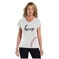 thumbnail image 2 of NanyCrafts' Home Baseball-Softball Mom fan Ladies Modern Fit V-Neck Shirt, 2 of 2
