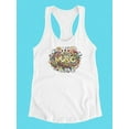 thumbnail image 3 of Music Doodles. Tank Women -Image by Shutterstock, Female x-Large, 3 of 4