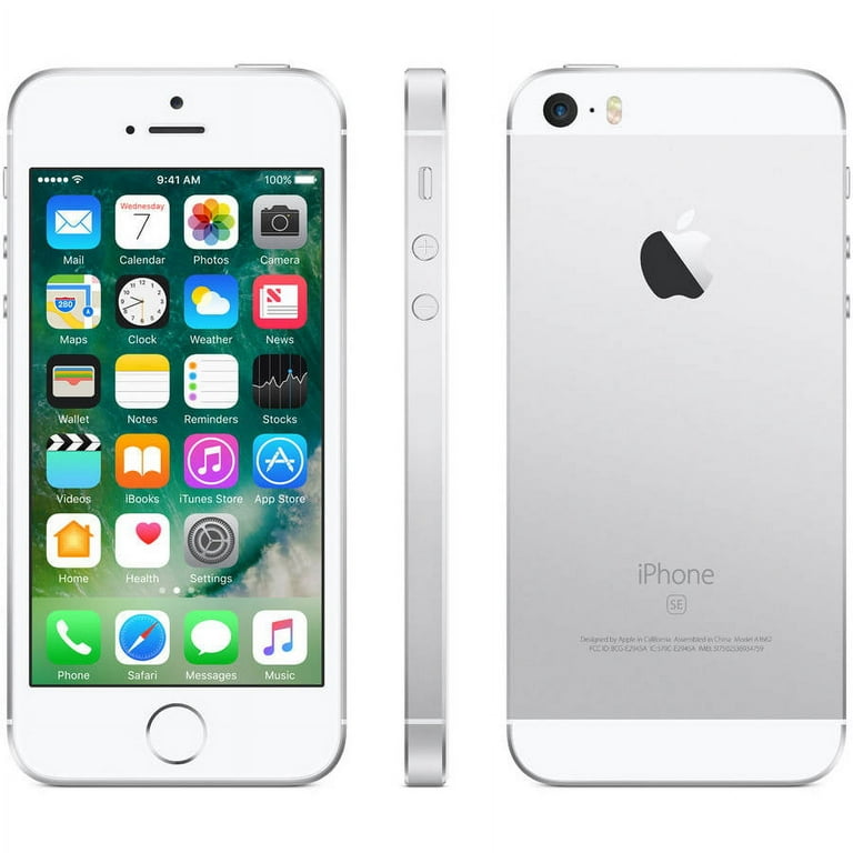 Restored Apple iPhone SE 64GB, Silver - Unlocked LTE Restored Apple iPhone SE 64GB, Silver - Unlocked LTE