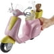 thumbnail image 2 of Patinete de juguete Barbie con accesorio para cachorro y casco, rosa y amarillo, 2 of 6