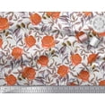 thumbnail image 2 of Soimoi Toile de Coton Feuilles & Fleurs Roses Imprimés par Yard 42 Pouces de Large, 2 of 3