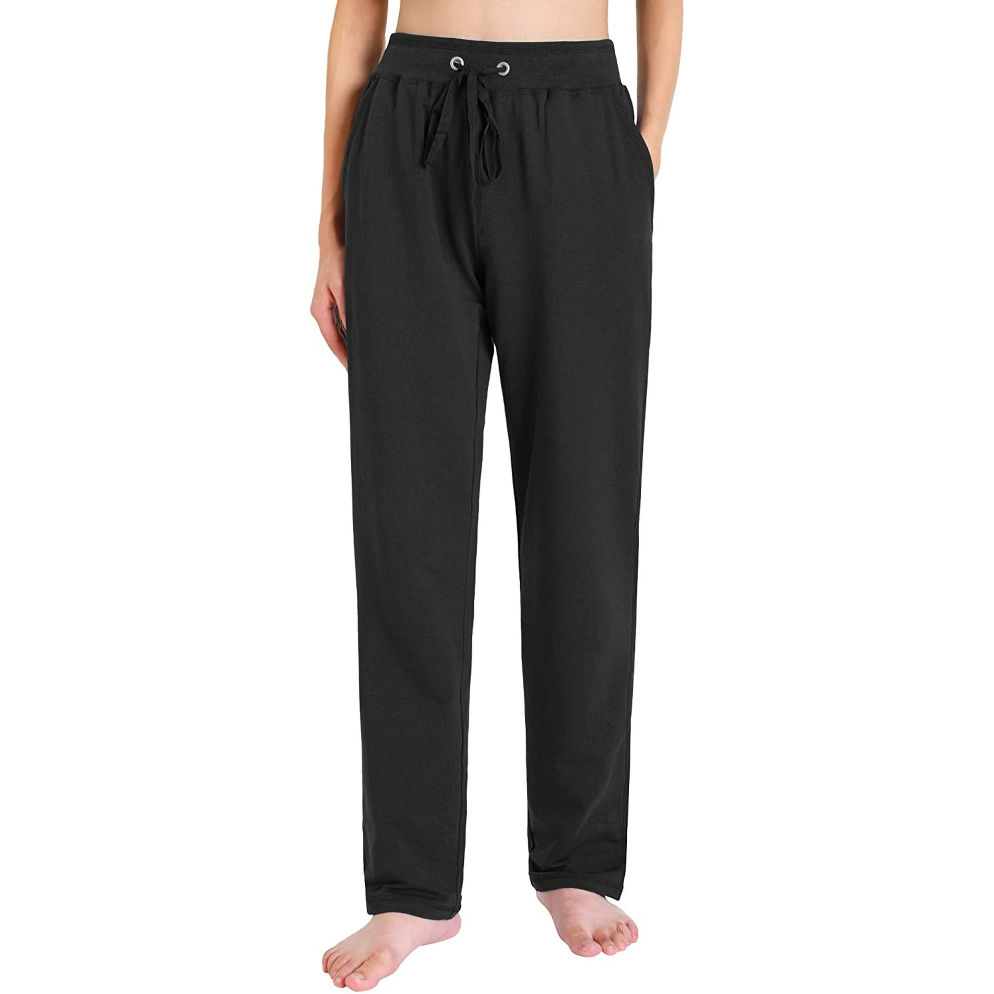 Women s Cotton Sweatpants Jogging Pants with Pockets