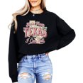 thumbnail image 6 of Shes From Texas I Can Tell Sweatshirt for Women Western Cowgirl Graphic Pullover Black Sweatshirt Adult Small, 6 of 7