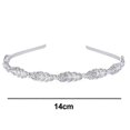 thumbnail image 2 of KAIYANG Diadema de boda con diseño de flores y cristales de estrás para novia, 2 of 5