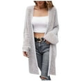 thumbnail image 1 of Cárdigan Suéteres Para Mujer Otoño Invierno Suéteres Abrigo de Moda Top Suelto Ahueca Hacia Fuera Abrigo de Manga Larga Odeerbi  ODB177151, 1 of 9