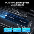 thumbnail image 6 of Fanxiang 1TB M.2 NVMe PCIe 4.0 x4 2280 Internal SSD | Up to 6300MB/s Read, 3D NAND with SLC Cache, Compatible with PS5, PC, Desktop & Laptop Storage Upgrade, 6 of 9