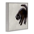 thumbnail image 3 of Stupell Industries Modern Simple Cat Watercolor Gray Framed Giclee Art, 24 x 24, by Melissa Wang, 3 of 8