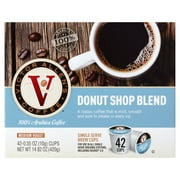 Victor Allen's Coffee Donut Shop Blend Medium Roast, 0.35 oz, 42 count