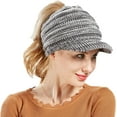 thumbnail image 1 of LAICAIW Ponytail Baseball Cap Messy High Bun Adjustable Mesh Trucker Sun Hat for Women, 1 of 4