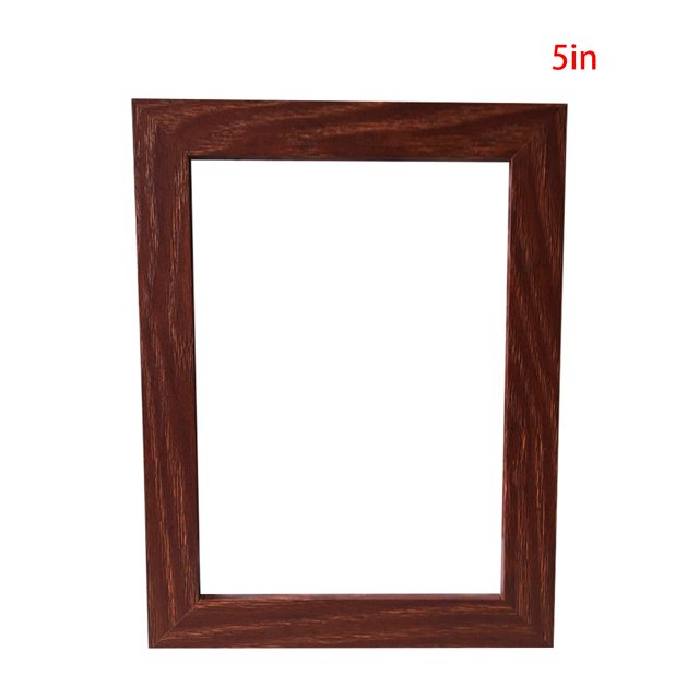 pitrice Wooden Wall Picture Frame Living Room Bedroom Hallway Scene Photo Family Photograph Storage Frame 5 Inch