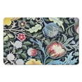 thumbnail image 1 of 20x32 Inch Distressed Floral Rug - Green, Modern, Washable, Non-Slip Area Rug for Entryway, Bedroom, Bathroom, Laundry Room - Small Accent Carpet, 1 of 5