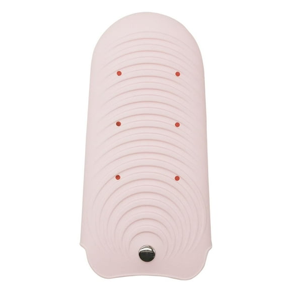 Bolsa de almacenamiento portátil para secador de pelo, alfombrilla impermeable resistente al calor, a prueba de humedad, fácil de limpiar, 1 Uds., Rosado