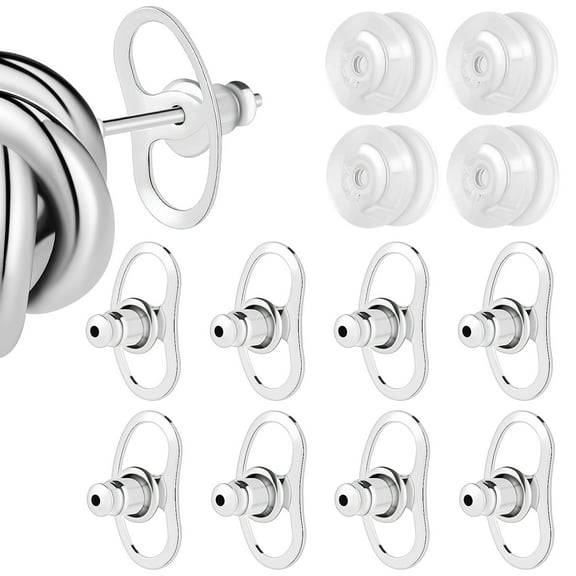 Raindrops 1 Set Earring Backs Heavy Earrings Stopper Secure Earring Back Pads For Droopy Ears Silicone Earring Back Lifters For Studs