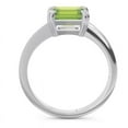 thumbnail image 4 of 2.50 Carat Stunning Emerald Cut Peridot Gemstone Solitaire Ring for Wedding Gift Solid 18K White Gold Size 11.5 by Diamond-Capitals, 4 of 8