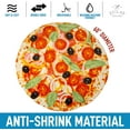 thumbnail image 6 of Zulay Kitchen Giant Loaded Pizza Blanket - Novelty Big Pizza Blanket Adult and Kids (60 Inch), 6 of 7