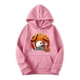 thumbnail image 4 of Craaazy Hoodies For Women Long Sleeve Hooded Sweatshirt Halloween Running Hooded Drawstring Tops With Pockets Gifts For Women, 4 of 5