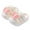 White, variant on purcolt Slides for Kids 5-12 Years, Closed Toe Non-Slip House Slippers Bathroom Beach Pool Shower Shoes Quick Dry Cushioned Thick Sole Sandals for Indoor and Outdoor