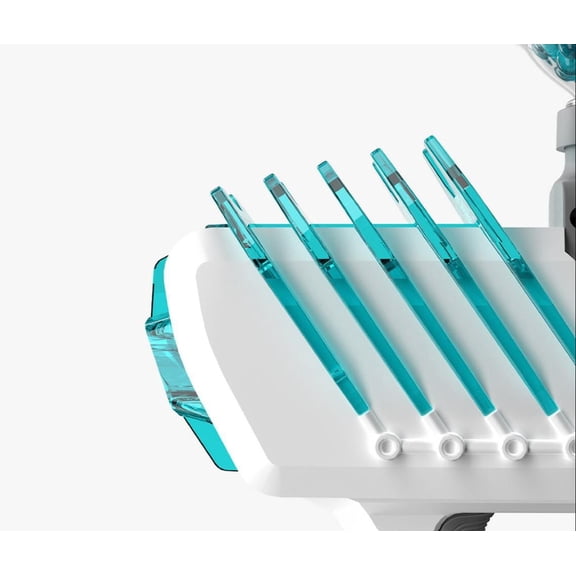 Gel Blaster Fin & Tip Teal Coloured Attachment Accessory