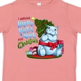 thumbnail image 4 of Inktastic I Wanna Hippopotamus for Christmas- Cute Hippo Boys or Girls Toddler T-Shirt, 4 of 5