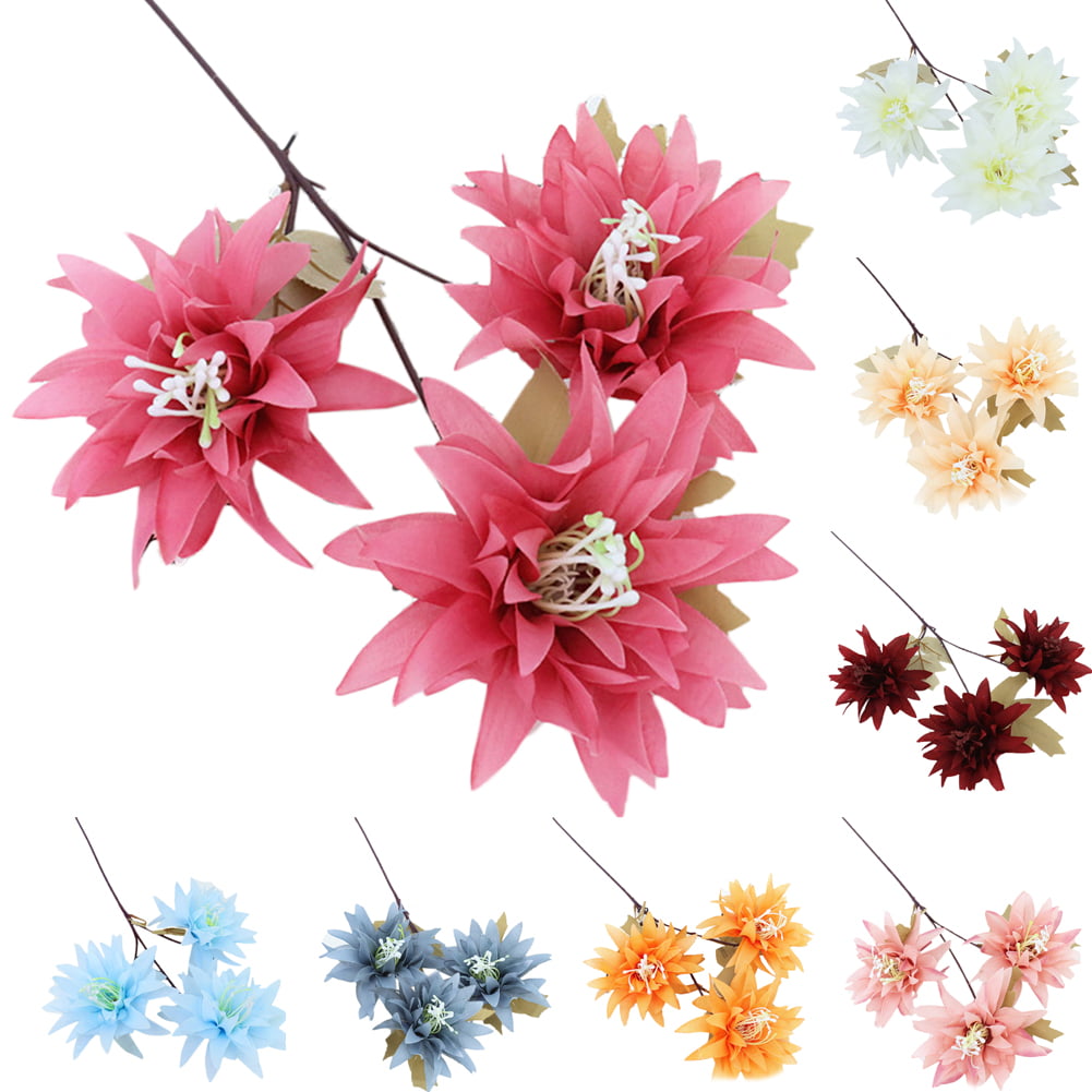 Details about   10-100Pcs Daisy Artificial Silk Flowers Heads DIY Scrapbooking Fake Flower Decor 