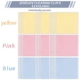 thumbnail image 6 of 150 PcsJewelry Polishing Cloths, Individually Wrapped Soft Cleaning Wipes for Silver Gold Watches Glasses and Metal Accessories, Portable Jewelry Care Cloths for Travel Daily Cleaning, 6 of 7