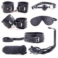 thumbnail image 1 of Esposas Látigo Cuerda Con Los Ojos Vendados Collar Bondage Juguete Juego De Rol Esclavo Juguete 7 Unids/Set sonducket XX000579-04, 1 of 6