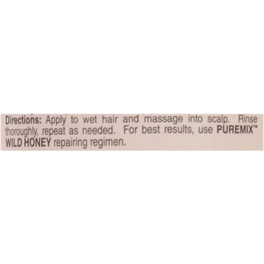 Puremix Wild Honey Repairing Shampoo - Dry Hair by Rusk for Unisex - 35 oz Shampoo