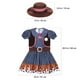 thumbnail image 2 of juego de disfraz de vaquera para niñas, disfraz de juego de rol, vestido de vaquera, atuendo occidental para Halloween, fiestas de cumpleaños, eventos temáticos, talla M, 2 of 8